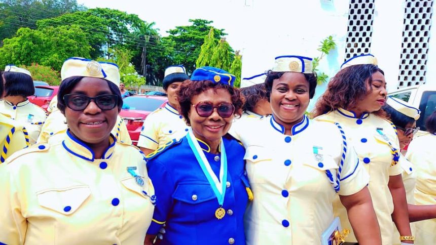 Mystical Award Recipients: Mavis AA Ekpe (Left) and Virginia Vera Hamenoo (third from left) receive honours.