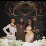 Davido and Chioma Stoneway and wife Dr. Louisa in Maimi.