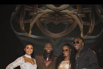 Davido and Chioma Stoneway and wife Dr. Louisa in Maimi.