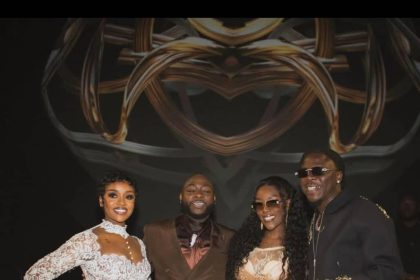 Davido and Chioma Stoneway and wife Dr. Louisa in Maimi.