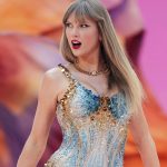 Taylor Swift performs at Wembley Stadium as part of her Eras Tour June 21, 2024, in London. (Photo by Scott A Garfitt/Invision/AP, File)