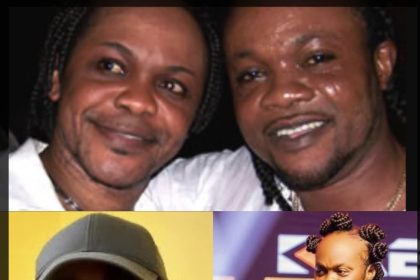Veteran highlife musician Nana Acheampong(left) featured with Daddy Lumba.