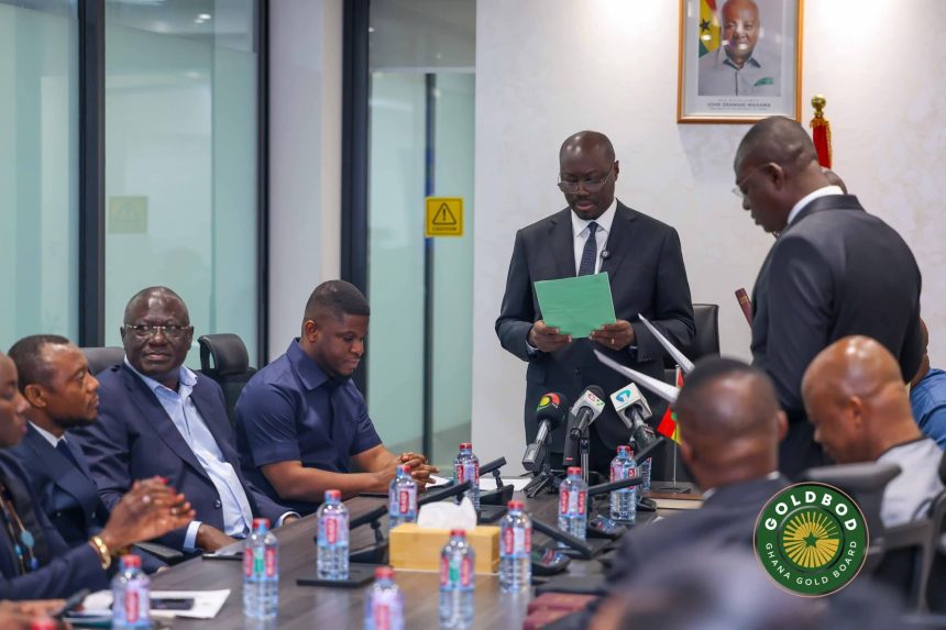 Dr. Casiel Ato Forson inaugurates Gold Bod Tribunal.