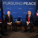 15 August 2025, US, Alaska: US President Donald Trump (C-R) and Russian President Vladimir Putin (C-L) attend a meeting at Joint Base Elmendorf-Richardson in Alaska. Photo: -/Kremlin/dpa -