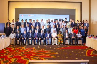 Mr Tang Zhejiang, President of the Association of China-Ghana Mining champions Mining Summit in Accra.