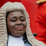 Suspended Chief Justice Gertrude Essaba Torkornoo.