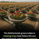 Growing Tulips in the Netherlands.