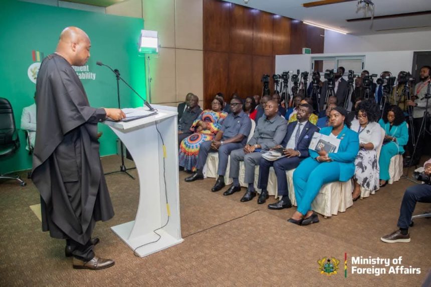 Foreign Affairs Minister, Samuel Okudzeto Ablakwa.