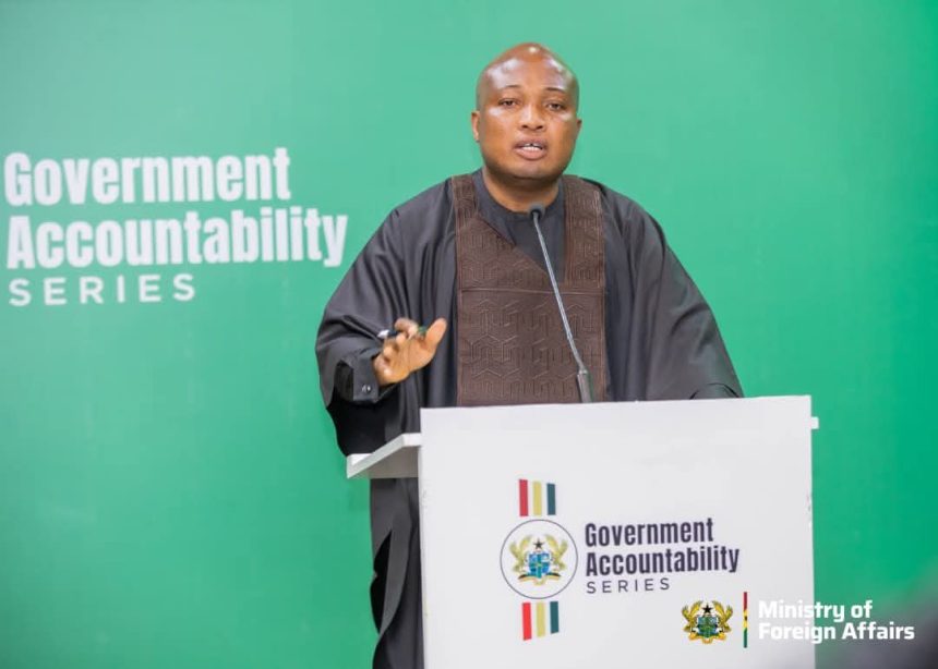Samuel Okudzeto Ablakwa, Ghana's Foreign Affairs Minister.