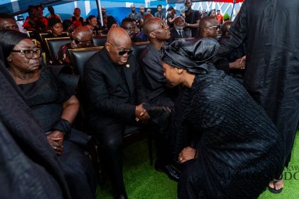 Former President Akufo Addo mourns with Safo Kantaka family at Taifa
