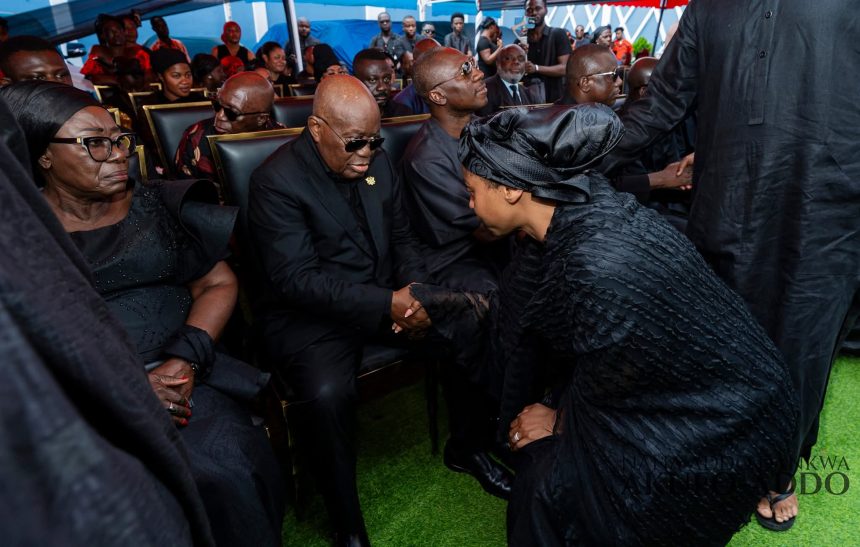 Former President Akufo Addo mourns with Safo Kantaka family at Taifa
