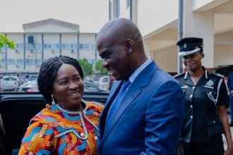 Professor Naana Jane visits Education Minister, Haruna Iddrisu