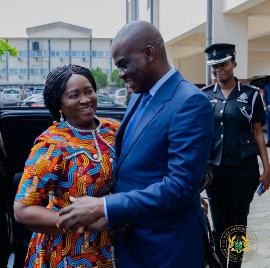 Professor Naana Jane visits Education Minister, Haruna Iddrisu