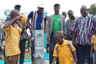 ECOWAS, through Millenium Child Support Group (MCSG), Commissions and Hands over a Water Borehole to Dakuma/Hiel Basic School in the Sissala West District, Upper West Region, Ghana