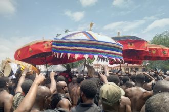 Funeral Rites for late Queen mother begins in Kumasi.