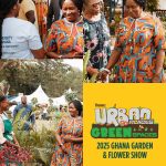 Vice President Naana Jane Opoku Agyemang at Garden and Flower Fair.