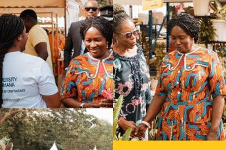 Vice President Naana Jane Opoku Agyemang at Garden and Flower Fair.