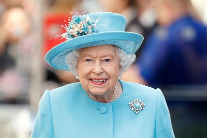 Queen Elizabeth II visits the British Airways headquarters to mark their centenary year at Heathrow Airport on May 23, 2019 in London, England. Getty Images
