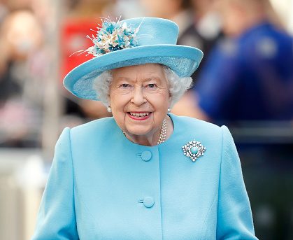 Queen Elizabeth II visits the British Airways headquarters to mark their centenary year at Heathrow Airport on May 23, 2019 in London, England. Getty Images