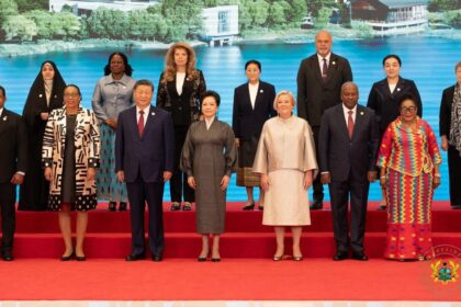 President Mahama, Mrs. Lordina Mahama in Beijing, China.