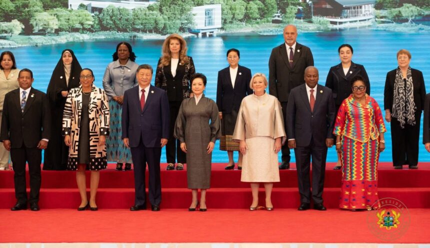 President Mahama, Mrs. Lordina Mahama in Beijing, China.