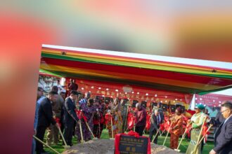 President Mahama breaks grounds for construction of Bright International Amusement Park  