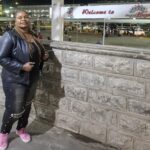 A Journalist, Rebecca Ekpe on tour in Kenya