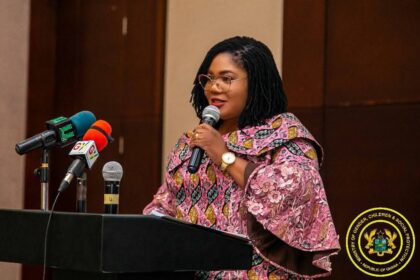 Gender Minister, Dr. Naa Momo Lartey.