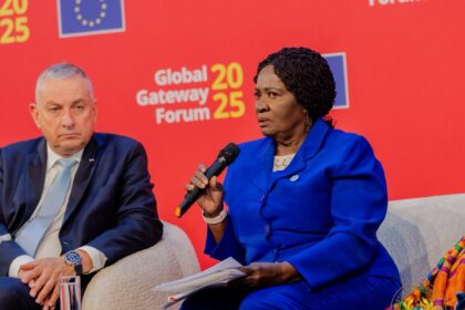 Vice President Professor Naana Jane Opoku Agyemang is attending the Global Gateway Forum in Brussels