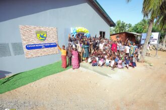 The newly dedicated Cedar Redemption Temple at Ada Foah
