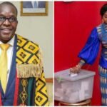 Speaker Bagbin (L) Adwoa Safo (Former MP Dome)