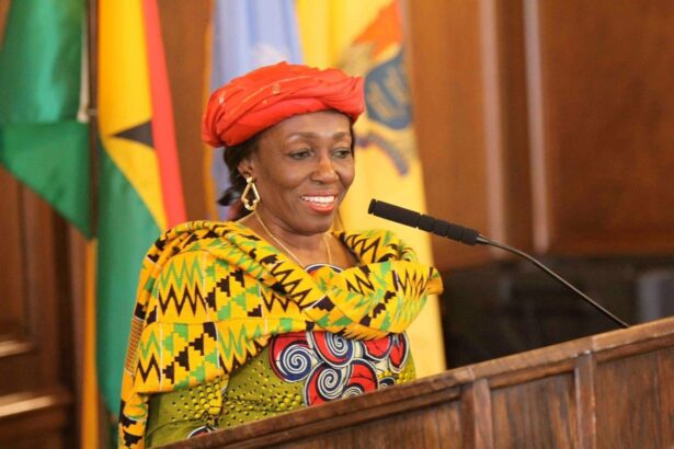 Late Nana Konadu Agyemang Rawlings-Former First Lady, of Ghana.