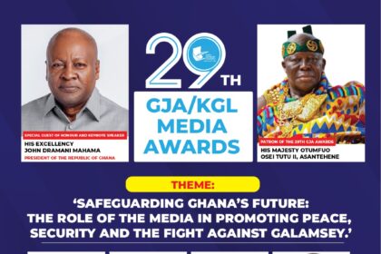 29th GJA/KGL Media Awards Slated for November 8 at Manhyia Palace