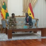 Prime Minister Dickon Amiss Thomas Mitchell, Prime Minister of Granada and Mr Kwabena Mintah Akandoh, Ghana’s Health Minister.