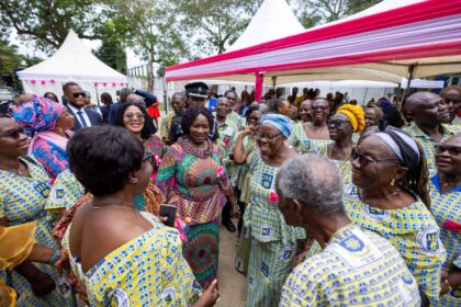 Prof Naana Jane at an event on Breast Cancer prevention.
