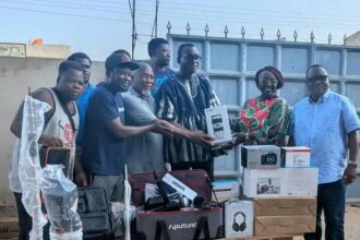 MP for Ketu South, Dzifa Gomashie supports artisans.