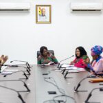 Vice President Naana Jane Opoku Agyemang engages with Gender Ministry.