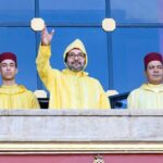 King Mohammed VI of Morocco (middle).