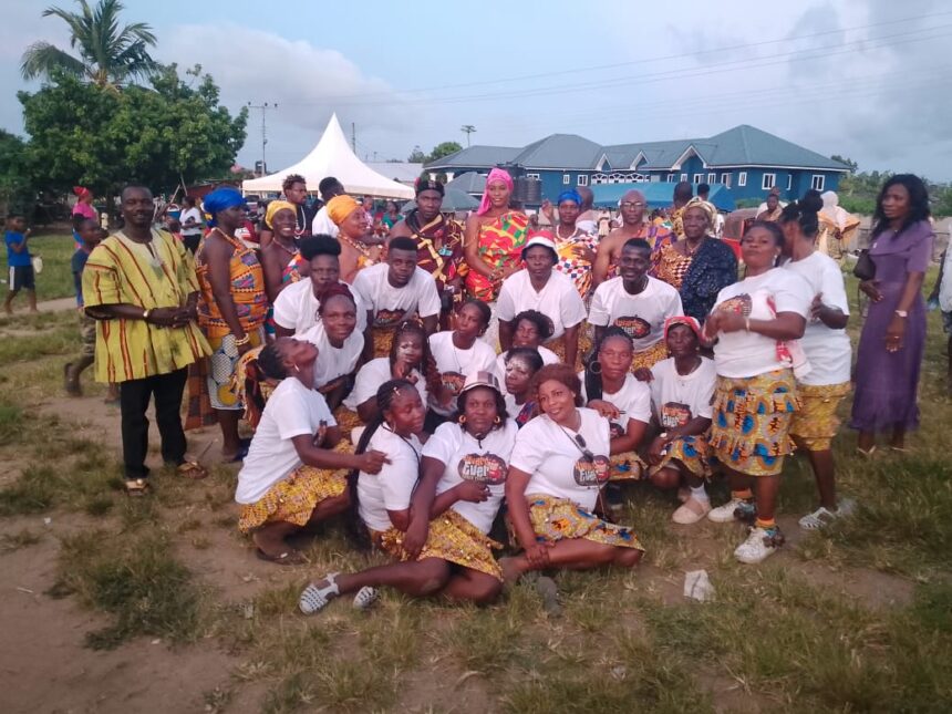 Chief, elders and people of Azulenloanu climax Kundum Festival.
