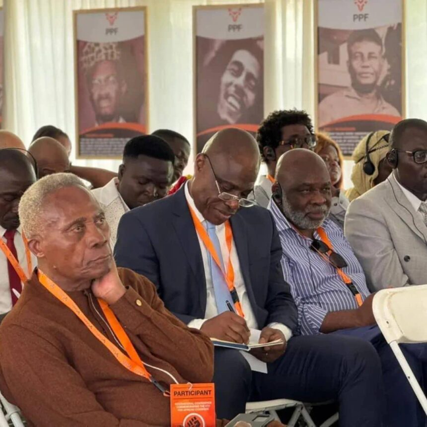 A high-stakes session on economic justice in Accra.