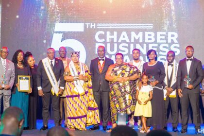 Mr Ernest Ofori Sarpong, Chief Executive Officer of Special Ice Limited, adjudged the Chamber Businessman of the Year