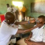free eye screening exercise by Bliss Eye Care for children in Hamile Circuit to mark this year’s World Sight Day.