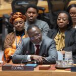 ECOWAS Commission President H.E. Dr. Omar Alieu Touray briefing UN Security Council.