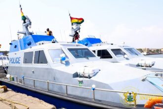 newly acquired marine patrol boats for the Tema Marine Police