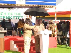 Launch of the ‘Nkoko Nketenkete’ Poultry Project held at the Jubilee Park in Kumasi.