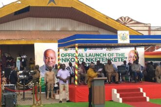 Launch of the ‘Nkoko Nketenkete’ Poultry Project held at the Jubilee Park in Kumasi.