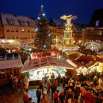 A view of the Christmas market in Quedlinburg. A poll revealed that nearly two-thirds of citizens in Germany (62%) are worried about the possibility of attacks on Christmas markets. Photo: Matthias Bein/dpa