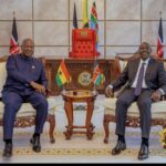 President Mahama of Ghana and President Ruto of Kenya (L to R)
