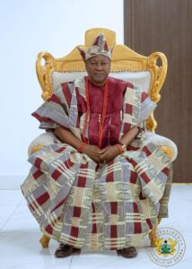 President John Mahama has been bestowed upon an honour by the Ooni of Ife’s prestigious Yoruba title in Nigeria for contributing to Global Peace for Humanity.