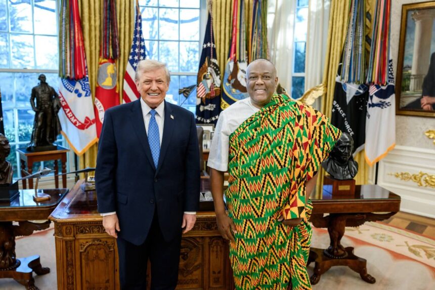 Ambassador Victor Smith- Ghana's to US meets Donald Trump